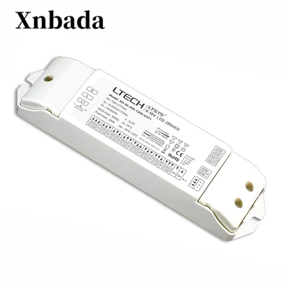 LTECH AD 36 200 1200 U1P1 Вт драйвер светодиодной ленты адаптер питания Регулятор мощности