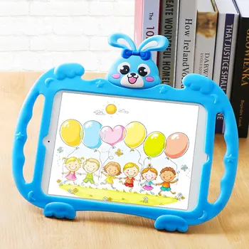 

For iPad 9.7 2017 2018 Pro 9.7 Air 1/2 Kids Children Cartoon Tablet Protective skin 2018 Shockproof Washable Case Cover