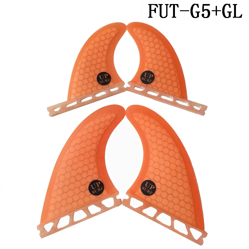 Future G5 + GL доска для серфинга fin quad Набор Стекловолоконный сотовый