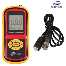 GM280F Магнитная eddy токовая пленка/измеритель толщины краски гальванизирующая пленка толщиномер Диапазон измерения 0-1800um