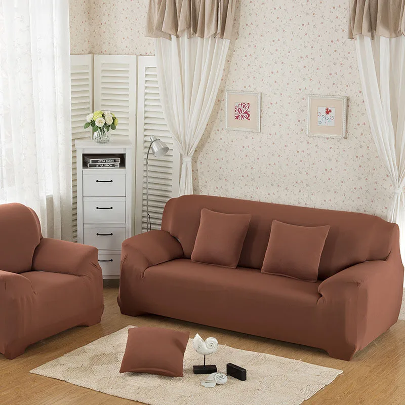 Varmhus эластичный сплошной цвет чехлы для стульев диван 4 Seaters протектор чехол для дивана чехол для гостиной домашний декор