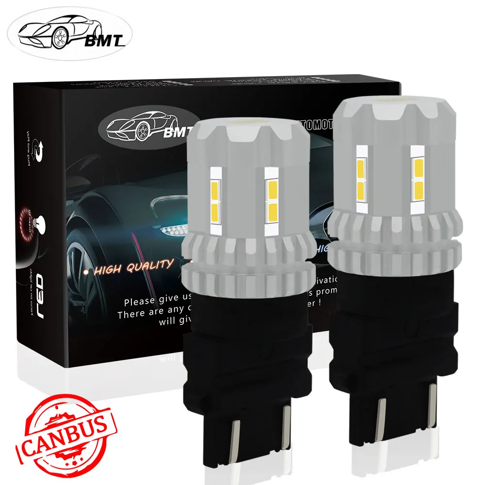 

BMT Canbus P27/5W car led light T25 3156 3157 P27W P27/7W led car auto Turn Signal Lamp Brake Tail DRL Light led 12v 24V car