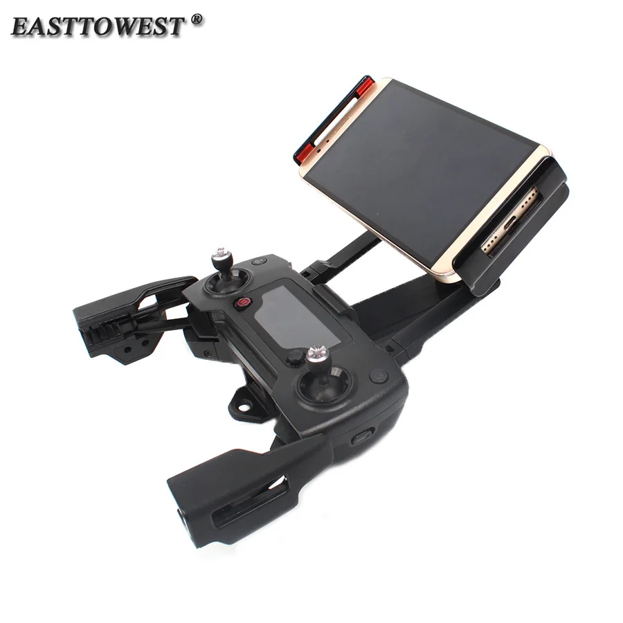 

Easttowest 360 Rotating Smartphone Tablet Bracket Support Holder for DJI Spack Mavic Pro Remote Controller