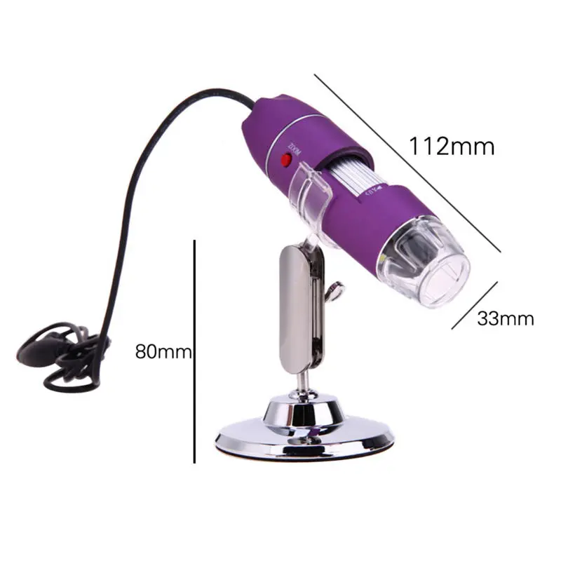 500/800/1000X8 светодиодный USB цифровой микроскоп Эндоскоп инструменты 2MP Электрический микроскоп увеличительная камера с кронштейном держатель