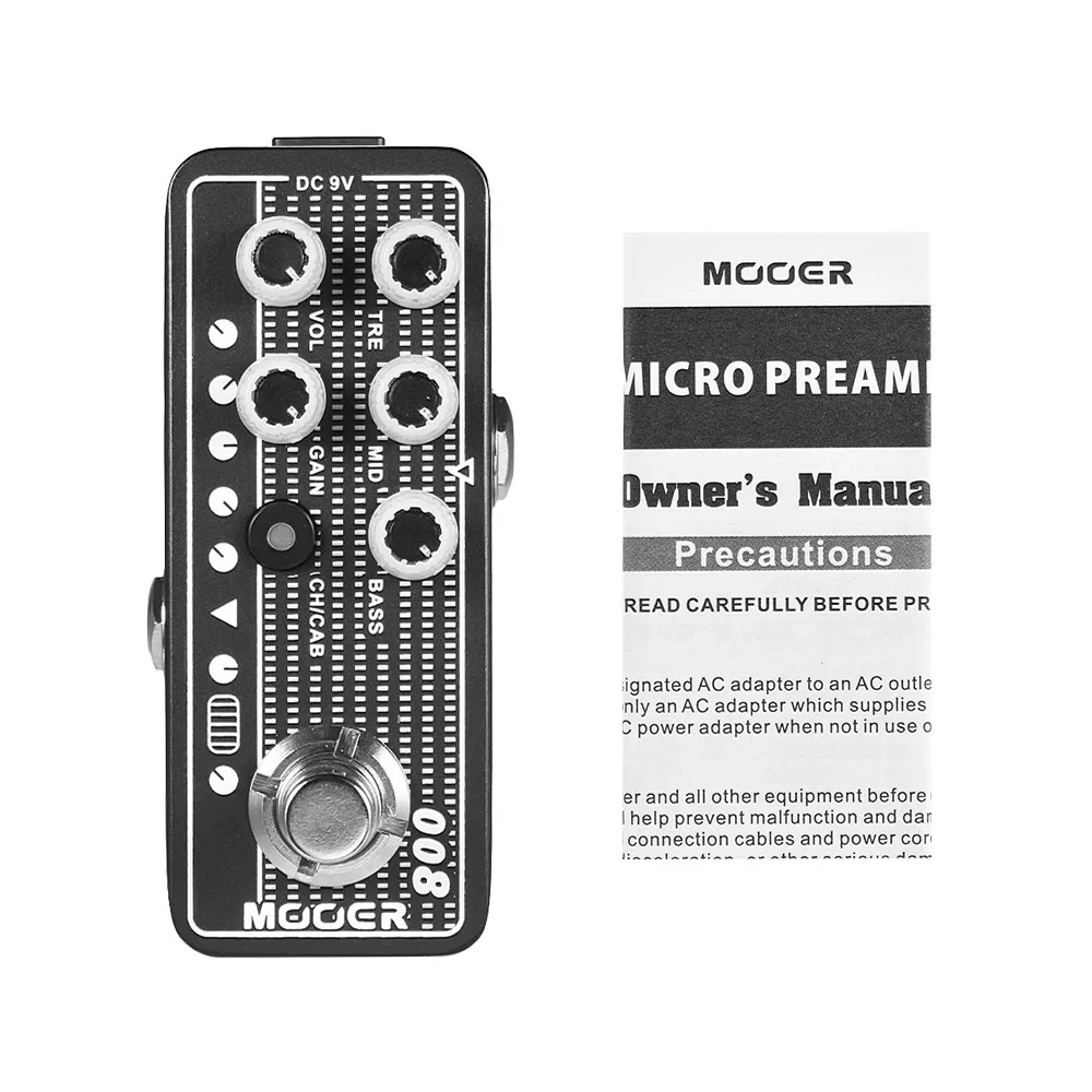 

MOOER MICRO PREAMP Series 008 Cali-MK 3 Californian Session Combo Digital Preamp Preamplifier True Bypass Guitar Effect Pedal