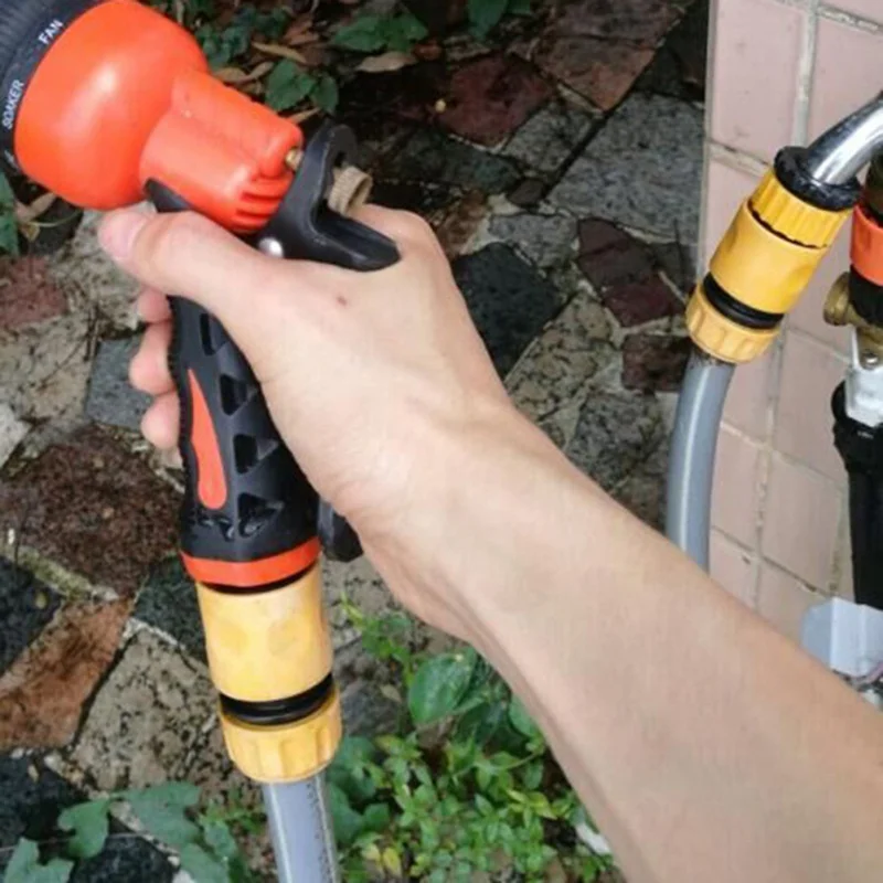 

3 in 1 Quick Tap Water Connector Fast Coupling Adaptor Drip Tape Adapter Garden Irrigation System Water Gun Special Suit Py