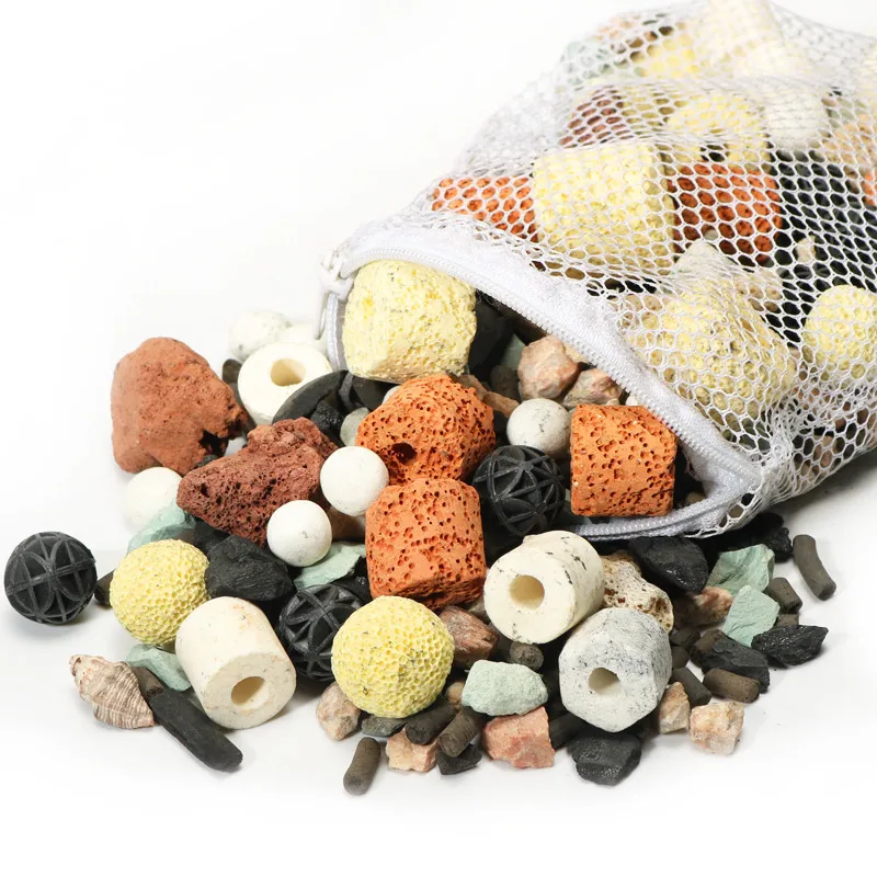 100G 150G Aquarium Fish Tank Filter Media Ceramic Rings Activated