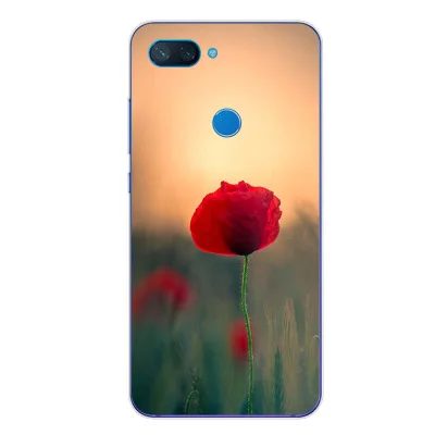 Для Xiaomi mi 8 Lite на Чехол Мягкий силиконовый чехол из полиуретана с принтом чехол для Xiaomi mi 8 Lite защитной оболочки мобильный mi 8 Lite Телефон задняя - Цвет: A4