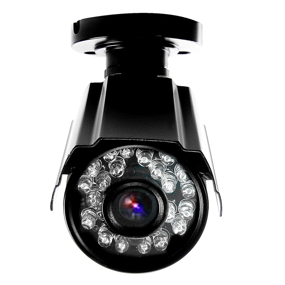 Металлическая мини камера видеонаблюдения HD 1/3cmos 1200TVL с ИК подсветкой 24