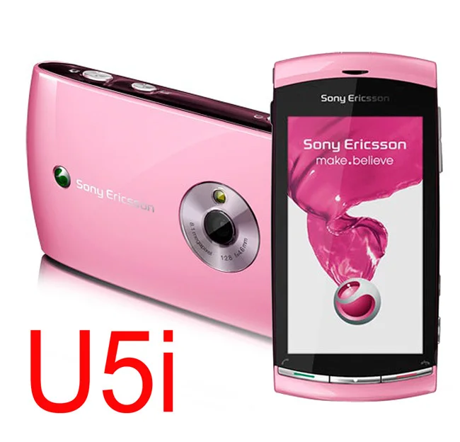 

Refurbished U5i Original Sony Ericsson Vivaz U5i Mobile Phone 3G Unlocked Wifi GPS 8MP U5 Touchscreen Smartphone & Pink