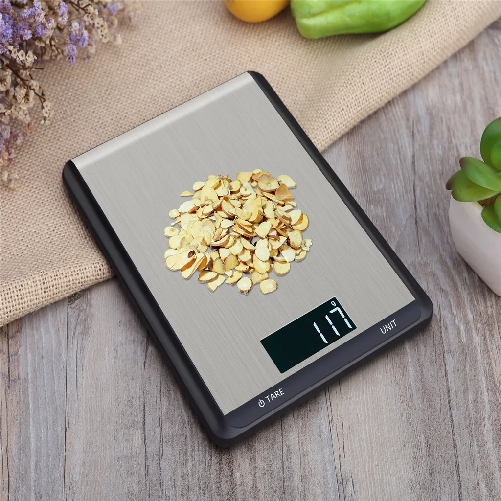 10 кг/1 г цифровые весы кухонные измерительные инструменты из нержавеющей стали электронные весы Кухонные цифровые весы для еды инструмент