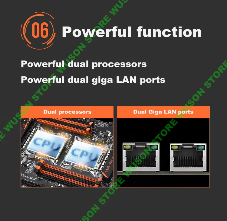 Материнская плата с M.2 слот HUANANZHI двойной X79 материнская плата с 8 DDR3 DIMM двойной Процессор Ксеон E5 2670 V2 Оперативная память 128 г(8*16G) 1866 rec