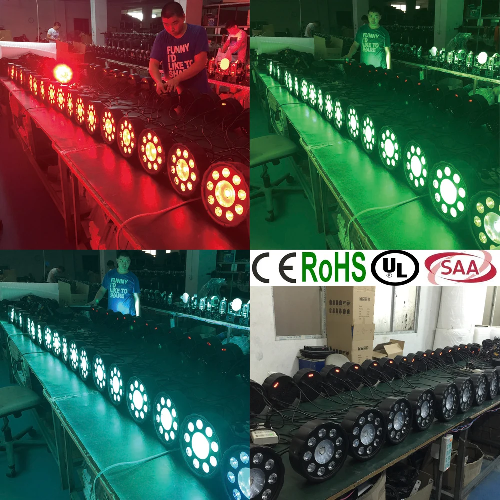 2 шт./лот высококлассный led par 150 Вт плоский cob rgb 3в1 led cob 150 Вт dmx для сценического освещения профессиональный для dj свадебных вечеринок