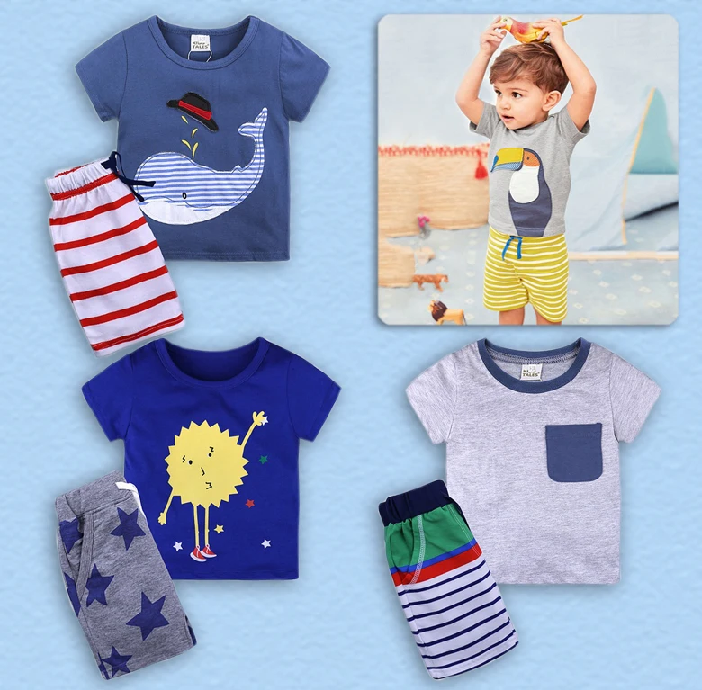2018 New Summer Boy Suit Cute Children Navy Style Clothing Sets Tshirts Shorts 2Pcs Kids Cotton Clothes Baby Boys Clothing Set 2018 New Summer Boy Suit Cute Children Navy Style Clothing Sets Tshirts Shorts 2Pcs Kids Cotton Clothes Baby Boys Clothing Set