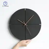 Nordic Minimalistische Wandklok Creatieve Woonkamer Persoonlijkheid Huishoudelijke Horloges Stille Wandklokken Home Decor