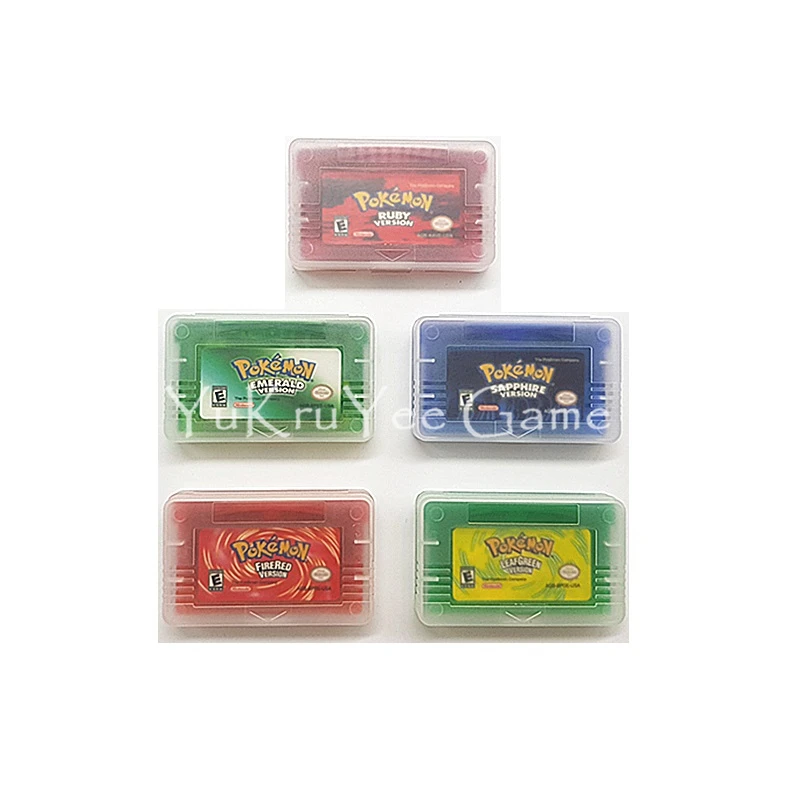 

PokemonSeries English Language Video Game Cartridge Console Card for 32 Bit Handheld Player Console System