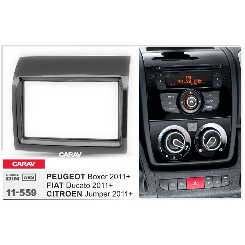 CARAV 11 559 Высококачественная радиопанель для CITROEN Jumper/PEUGEOT Boxer/FIAT Ducato Stereo Fascia Dash CD Trim