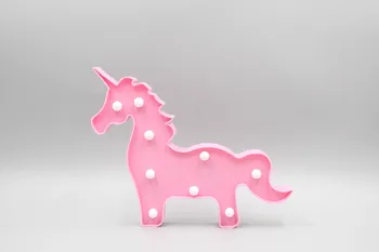 

TONGER LED Unicorn Night Lights Luminary Wall Lamp decorations Lighting Gifts Christmas holiday birthday lamp table