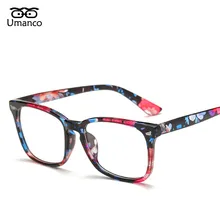 Umanco новые девять стилей Красочные негабаритные обычные очки для женщин и мужчин, ретро ясные уличные аксессуары, подарки