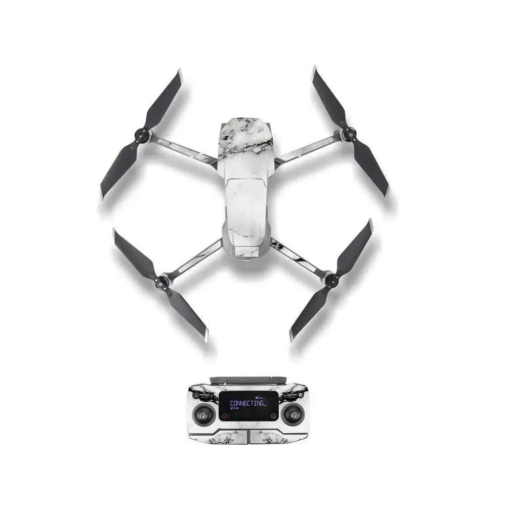 YSDJM20030 Крутая мраморная текстура стильная наклейка для кожи для DJI Mavic 2 Pro& Zoom Drone корпус пульт дистанционного управления защитная пленка для батареи - Цвет: YSDJM20030
