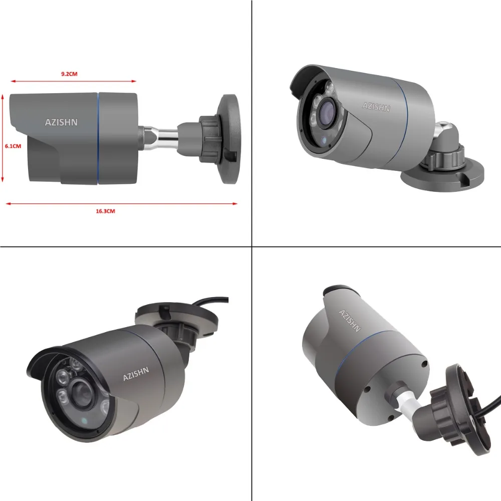 H.265/H.264 IP камера 2MP F22 4MP OV4689 25FPS DC12V/48 V PoE ONVIF Обнаружение движения IP66 металлическая наружная камера видеонаблюдения CCTV