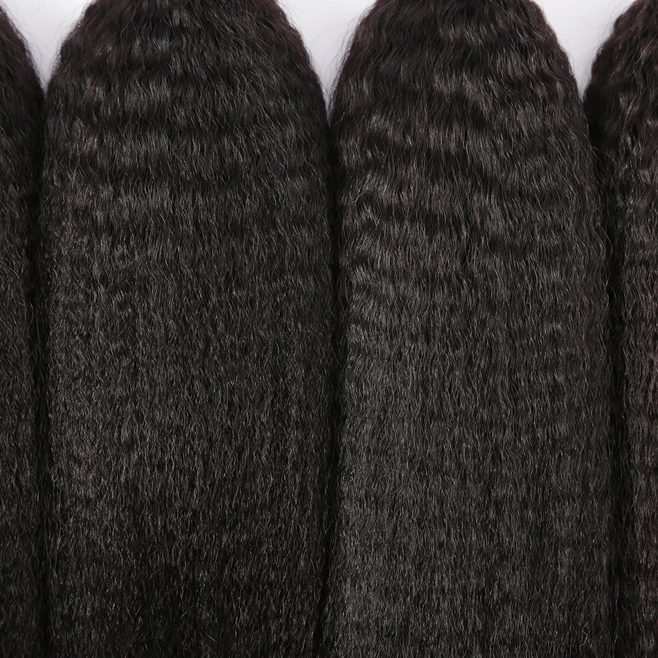 Wigirl 28 30 дюймов 3 4 монгольские кудрявые прямые человеческие волосы пучки с 4x4 кружева закрытие необработанные девственные человеческие волосы удлинение переплет