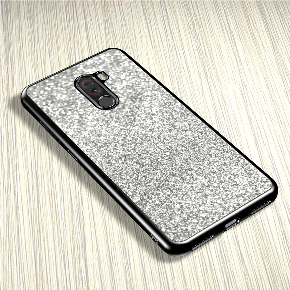 Bling Silicon Phone Case For Xiaomi Redmi 5 Plus Cover Redmi 5A 6A S2 4X 4A Mi 8 Lite Note 4X 4 Pocophone F1 Mobile Cases