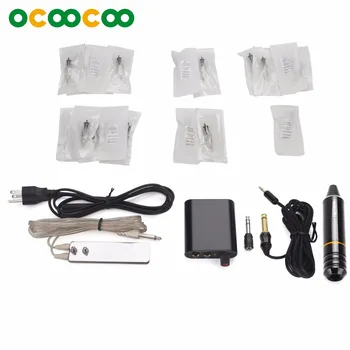 

OCOOCOO WM300 Rocket Eyebrow Tattoo Pen Body Tattoo Gun Kit Germany Coreless Motor Aluminum Alloy All-In-One Machine 12000 RPM