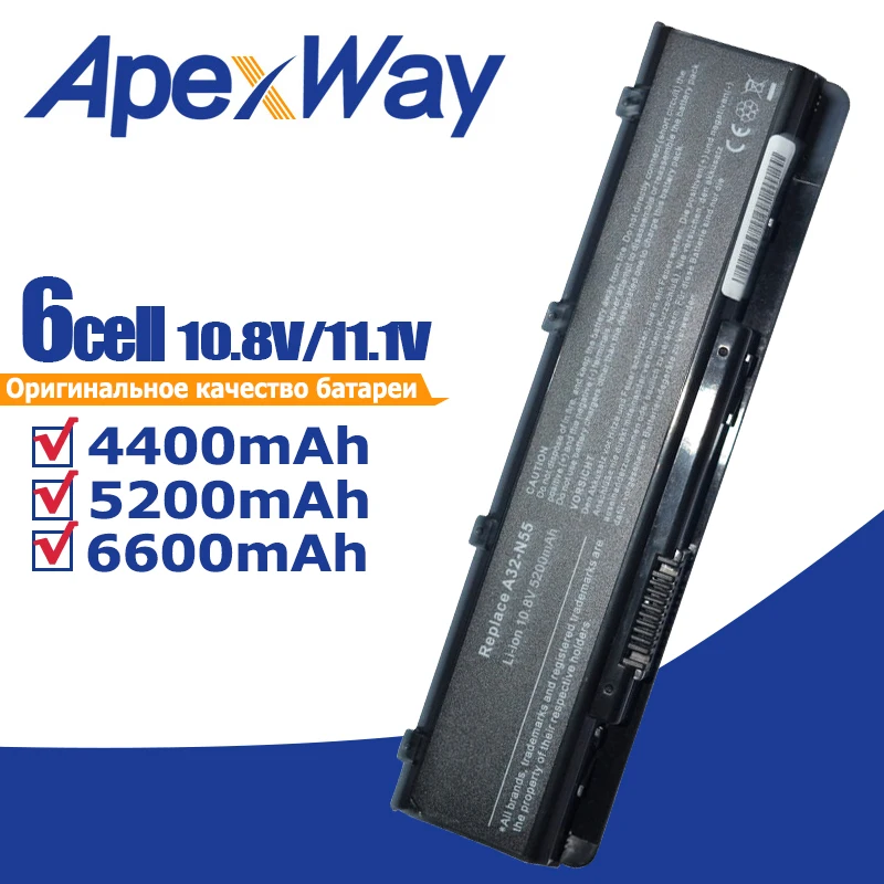 11 1 В A32-N55 батареи 07G016 HY1875 для Asus N45 N45E N45S N45F N55 N55E N55S N55SF N75 N75E N75S N75SF | Компьютеры и