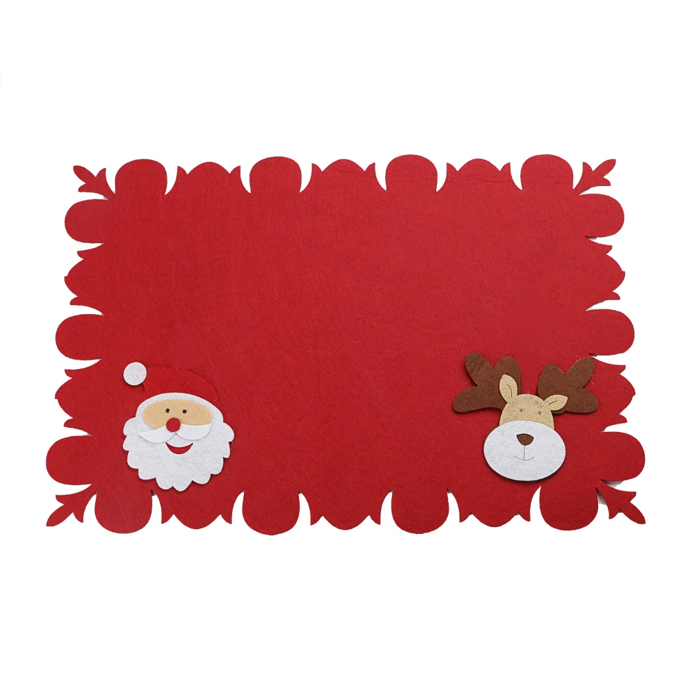 ITimo Heat-insulated Dining Table Mat Kitchen Bowl Mat Tableware Pad Christams Home Decor Non-Slip Cloth
