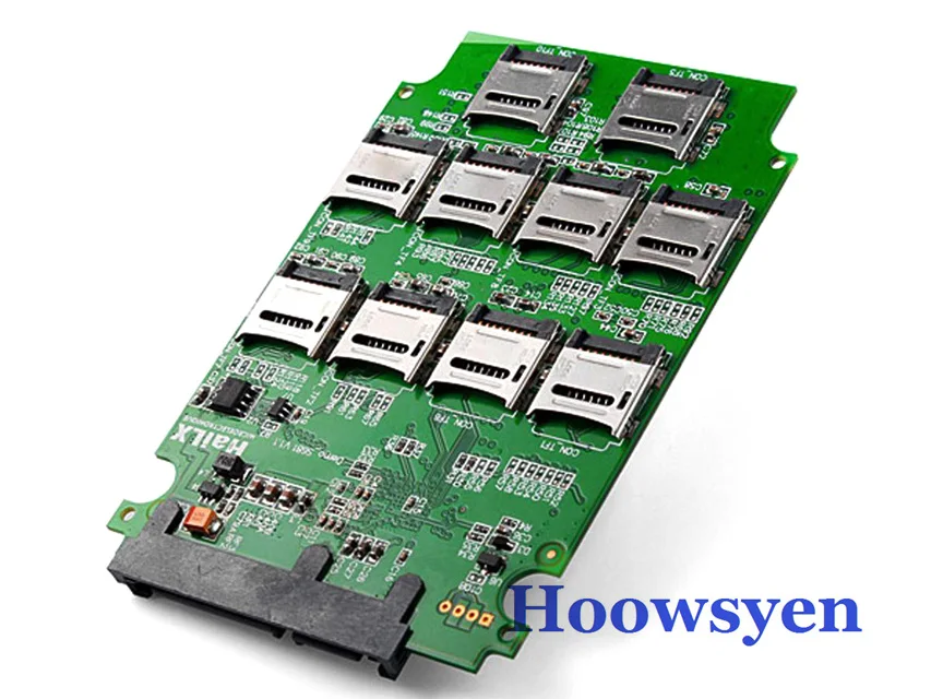 10 x Tarjeta de Memoria Micro SD TF a Adaptador SATA SSD