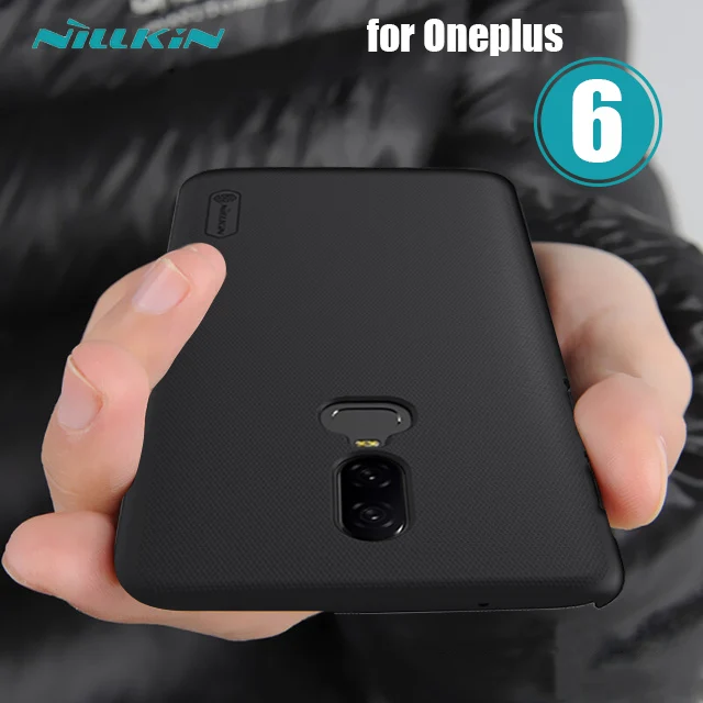ef89c8123dc Oneplus 6 Case Nillkin Super Frosted Shield One plus 6 Hard Back Cover Oneplus6 Plain Case for Oneplus 5 5T 6 Nilkin Phone Case