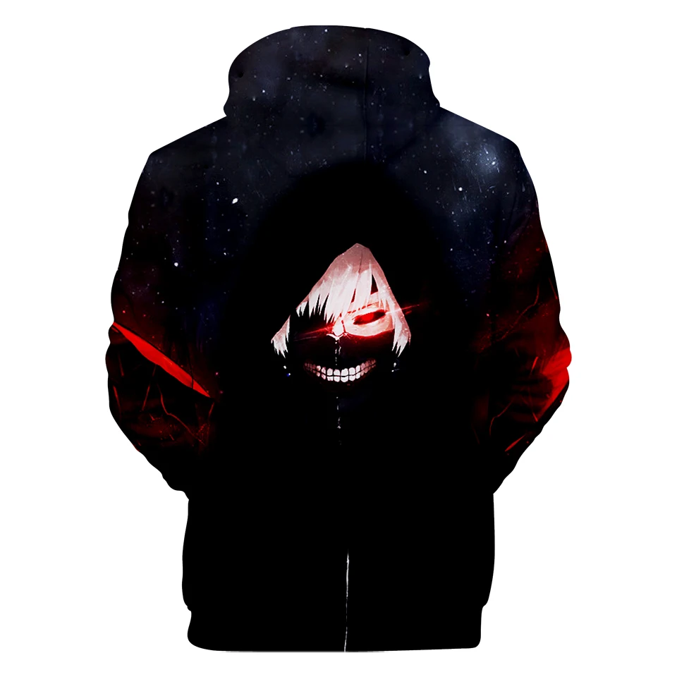 Tokyo Ghoul Hoodies 2017 New Fashion Funny Anime Hoodies and Sweatshirts 3d Tokyo Ghoul harajuku Hip Hop Men Women Clothing