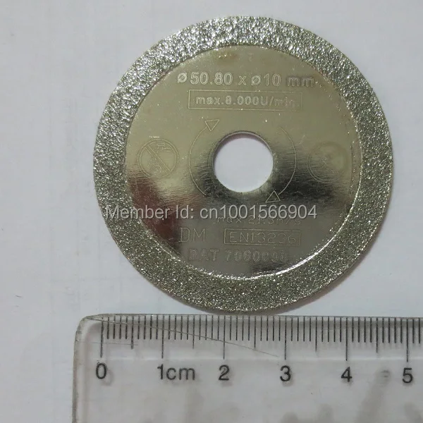 50,8x10 мм диаметр, 5 шт./лот, аксессуар для мини круговой multi пилы diamond резка диск для керамика, для плитки стекла