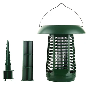 

Solar Mosquito Lamp Enhanced Zapper Waterproof Solar Powered LED Light Pest Bug Flying Insect Killer In the Ground Garden
