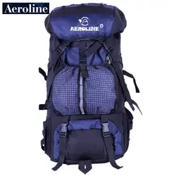 Aeroline открытый бренд Для мужчин рюкзак спортивный дорожная 65l большой Ёмкость Для женщин мягкая задняя Альпинизм Сумки Водонепроницаемый