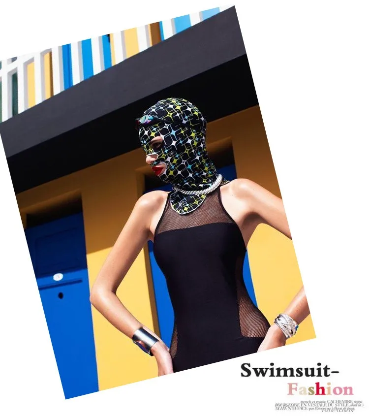 SBART Lycra swim ming cap s для женщин Цветочный плавающий колпачок защита для ушей фейкини летняя Балаклава анти-УФ плавающий мин Солнцезащитная маска для лица