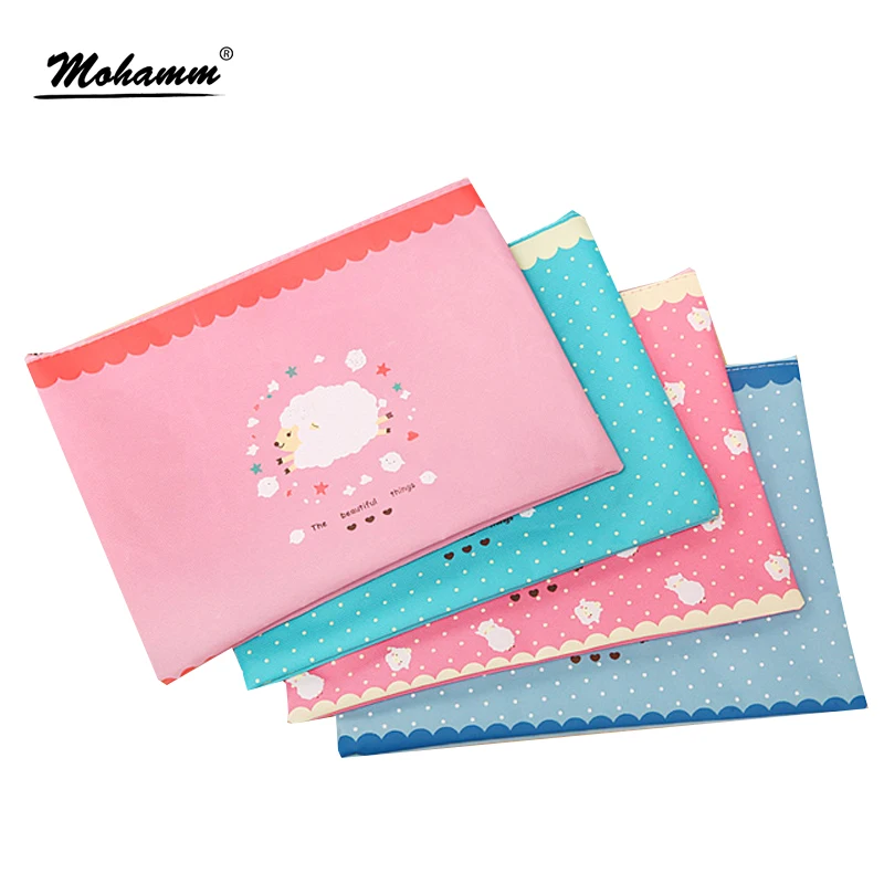 

Creative Cute Sheep Oxford Canvas A4 File Bag Kawaii Stationery Storage Bag Pen Bag For Student Gift Office School Supplies