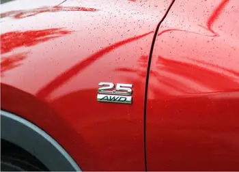 

Chrome 2.5 AWD Badge Emblem Side Sticker For Mazda3 Mazda6 Mazda 3 6 CX-5 MX-5 Axela