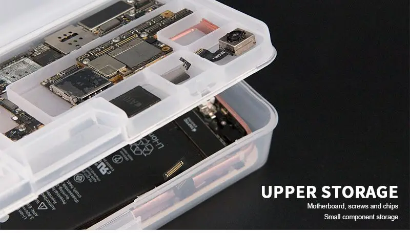 Jyrkior SUNSHINE SS-001A Multi-function Magic Box Mobile Phone LCD Screen Mainboard IC Parts Repair Plastic Storage Box mobile phone repair tools mobile phone repair tools kit motherboard repair tool
