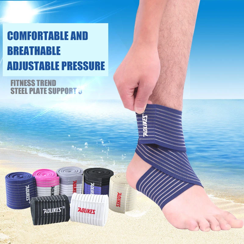 

Stretch Bandage Ankle Protector Mountaineering Wrapping Pressure Ankle Support Sprain Gear Men Ankle Brace Support Protect Foot