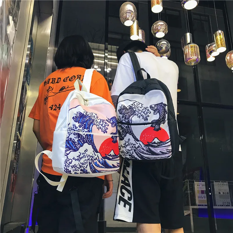 OBNY9326Menghuo Brand Preppy Style PU Leather School Backpack Bag for Girls College Simple Design Men Casual Daypacks mochila male New