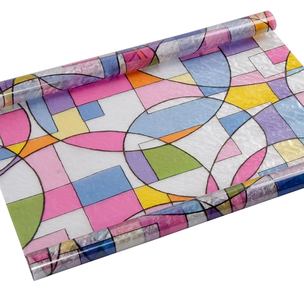 SUNICE 92CMx100CM Static Cling Window Film Stick Clear Window Glass