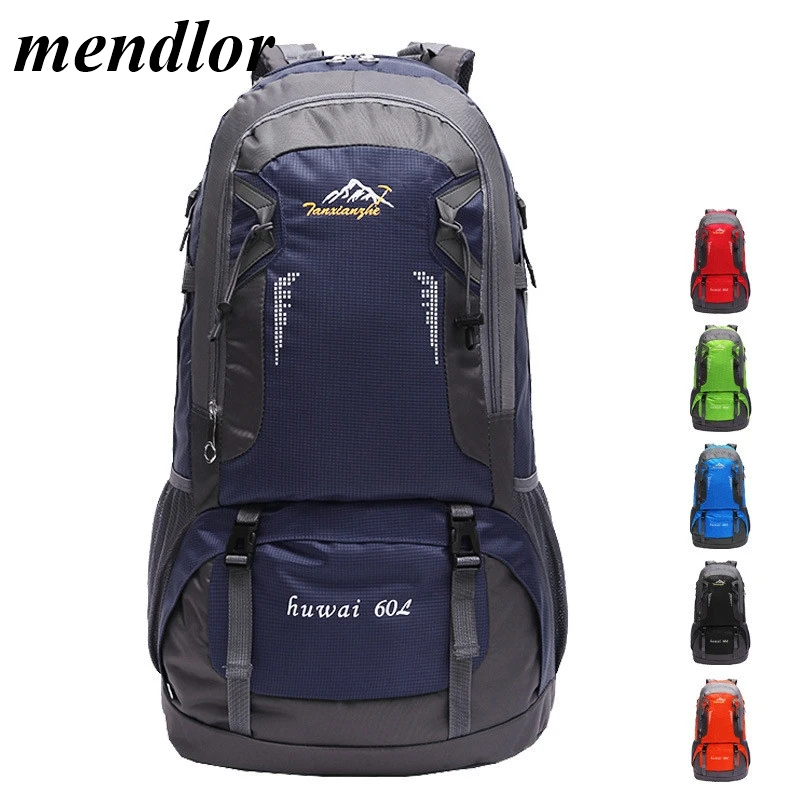 

High Quality Rucksack 60L Large capacity Backpack Ultra-breathable Nylon Shoulder Bag Men And Women Male Escolar travel bag