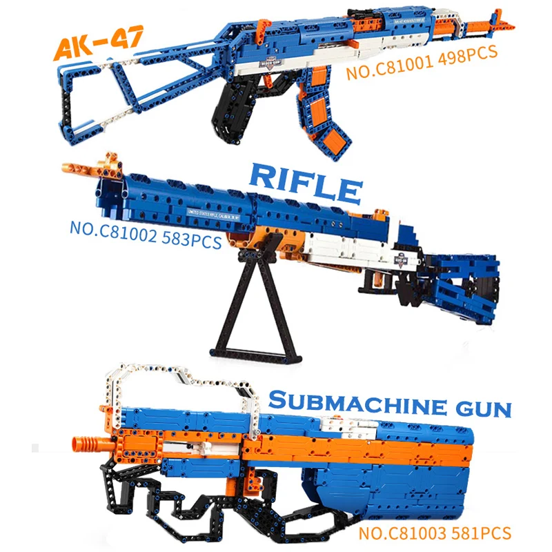 AWP Revolver Pistol GUN SWAT Technic Military Army Model Building Blocks Brick Weapon airsoft air guns Boys Toys WW2