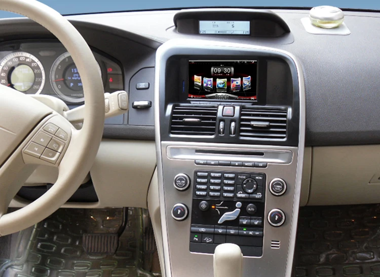 Top 2014 NEW1080P 6.2" Car GPS Player for Volvo XC60 Support Phonebook Free DVR 8GB USB Disc Car Audio System Radio Navigation 1