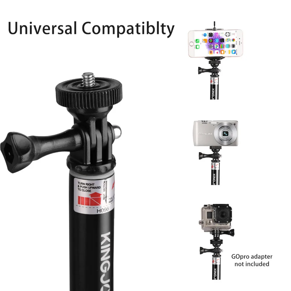 Официальная селфи палка KINGJOY Экшн камера штатив для телефона универсальный