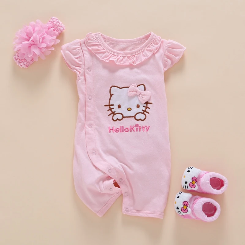 2017 verano estilo bebé mamelucos Niñas Ropa algodón lindo mameluco recién nacido mono Ropa Bebes Ropa carácter corto 2017 verano estilo bebé mamelucos Niñas Ropa algodón lindo mameluco recién nacido mono Ropa Bebes Ropa carácter corto