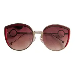 Дизайнерские брендовые солнцезащитные очки Женская Новая мода 2018 высокое качество половинная рамка женские кошачий глаз солнцезащитные