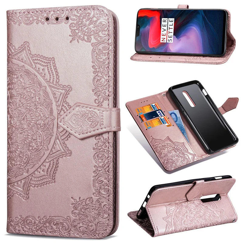 

Fashion PU Leather Capa Flip Cover Etui For Oneplus 6 Case Smartphone Wallet Bag For Funda Oneplus 6T Case Soft Silicone Capa